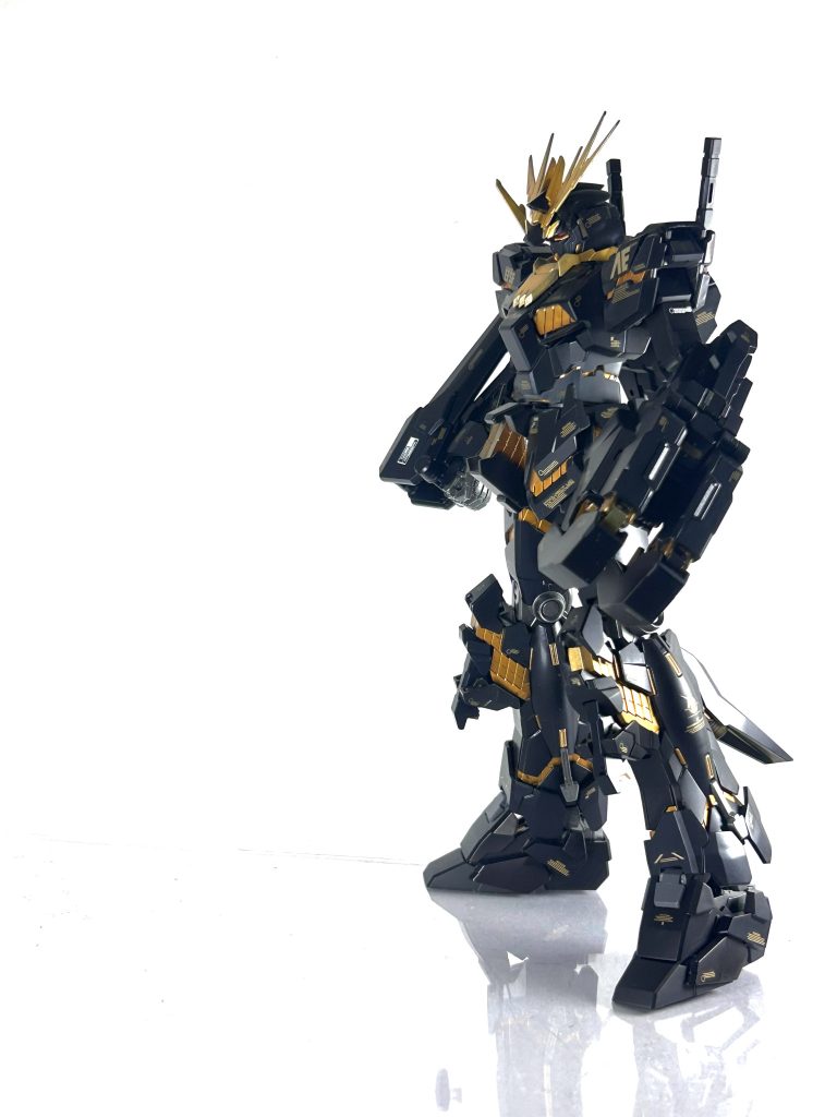 デカールはver.Kaのゴールドのものを採用。バンシィには絶対コレと昔から決めていました‼️