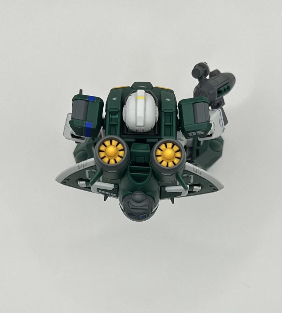 とにかく、ジム・スループ、新規造形の作りが良く、細かなところまでこだわりが感じます。このプロペラ回るのが好きです。