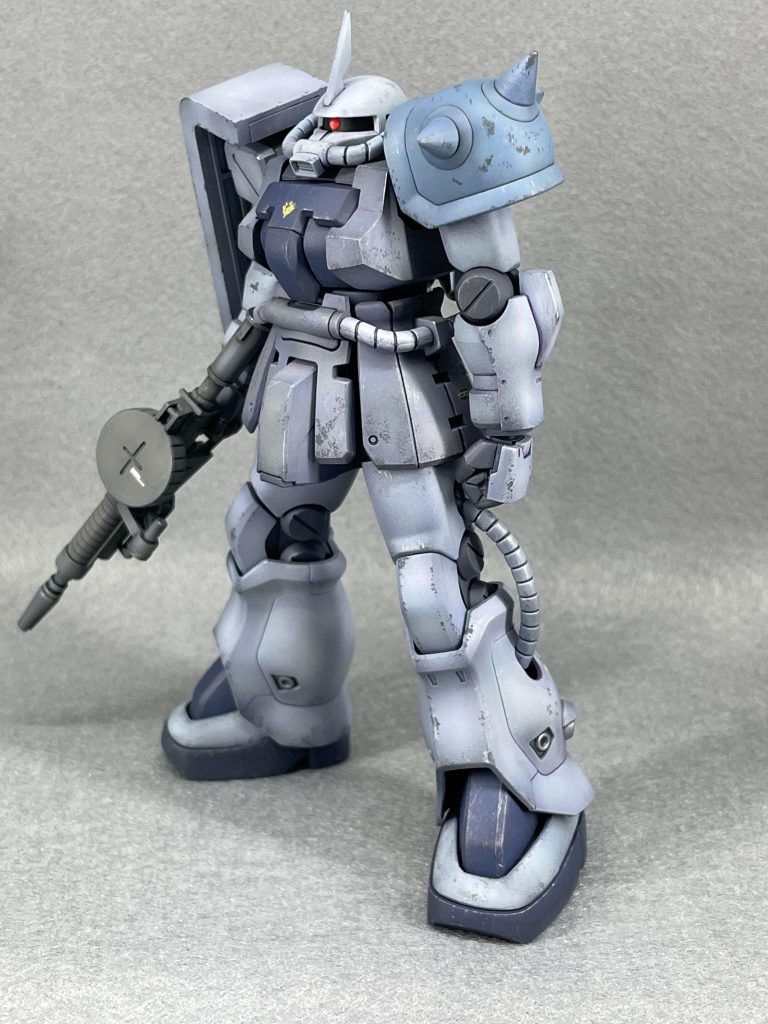 フィルタリング、チッピング、ドライブラシと基本的なことを一通りやってみました。普段あまりやらないのでこれで良いのかよくわかりません。