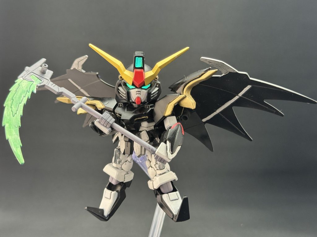 ビームシザースは両手でギリギリ持てる…