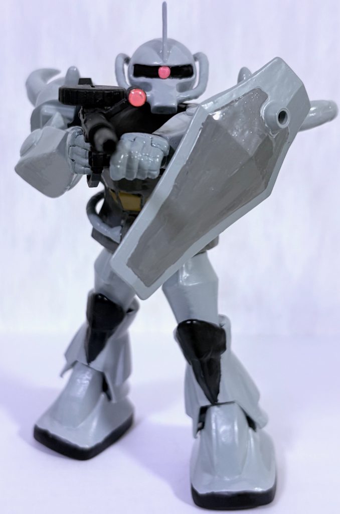 開き手を使って武器を装備できる。