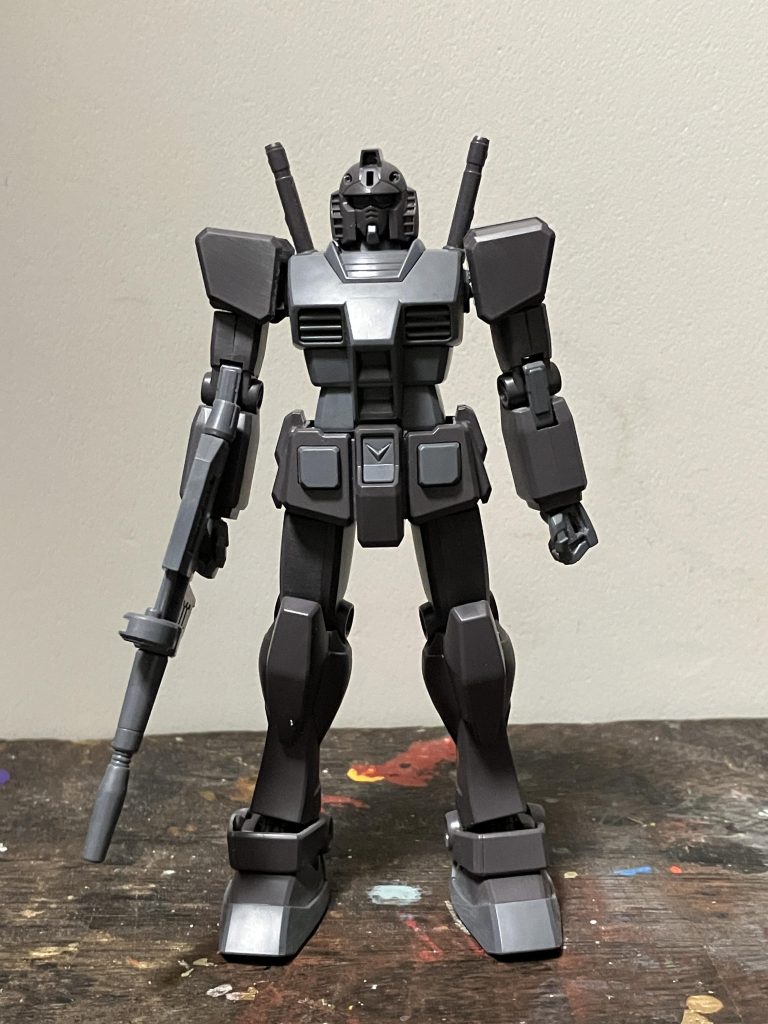 仮組です。　エコプラがチョコレートみたい