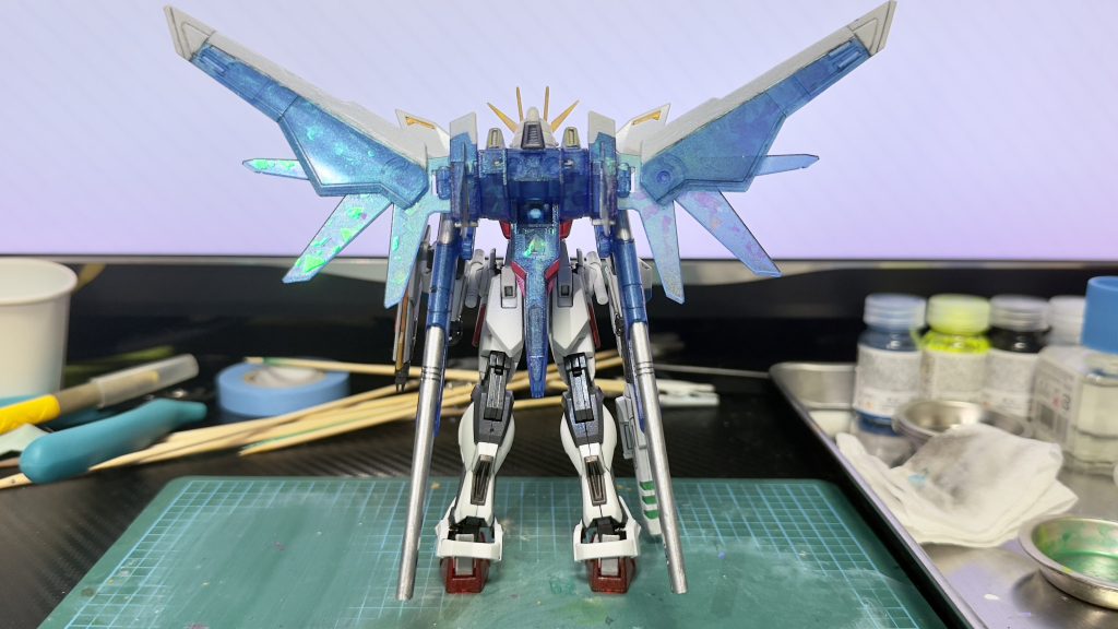 オーロラフィルムはもっとステンドグラスみたいに敷き詰めれば良かったかな