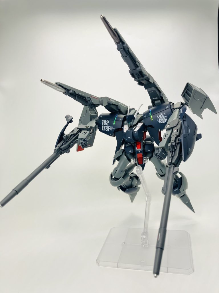 ロング•ビーム•ライフルをエアロアーマー前方に装着して、火力全ブッパ😤