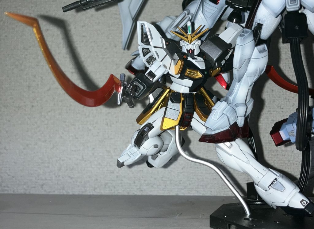 サンドロックも改風にしています。ヒートショーテルのグラデーション塗装が気に入っています。