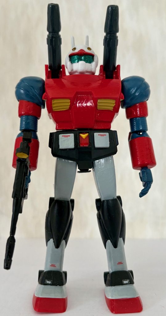 黒いガンダムとも交換が可能である。心なしかこっちの方が似合うな(gundam-kao5)