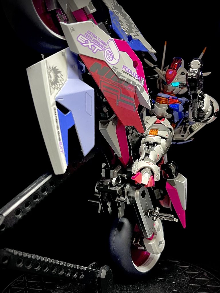 いつもはリアルバイクに乗せるんですがMGSDにはコイツだろうと😍サイズもデザインも統一感が出たかなぁと満足しています🤩