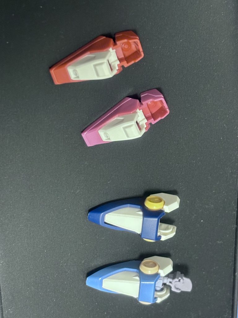 クリアホワイトを吹くことで淡くなっていきますこれは淡くなりすぎて剥がしました