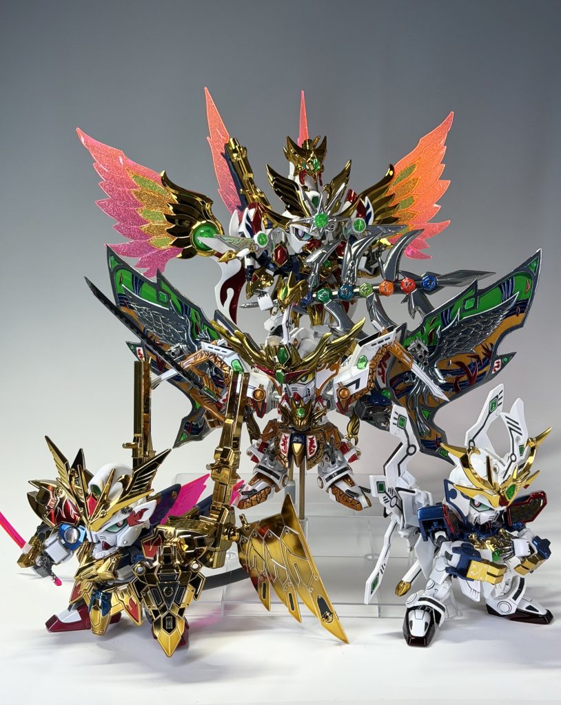 オリキャラの50代目武者頑駄無(超機動號斗丸)と通常版の兄弟揃い踏み!幸せです(*´Д`*)笑