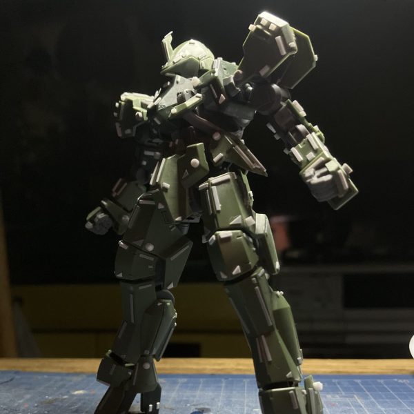 加工はプラ板、ガンプラで咲く華の様に