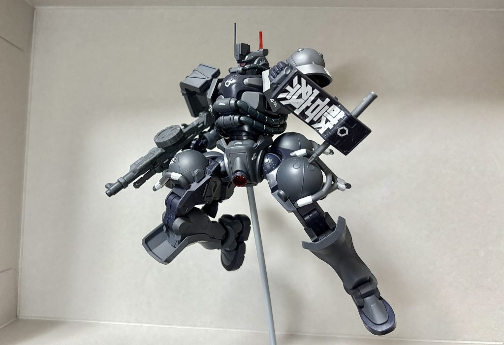 軍警ザク特殊部隊仕様（指揮官機）がついに完成しました！