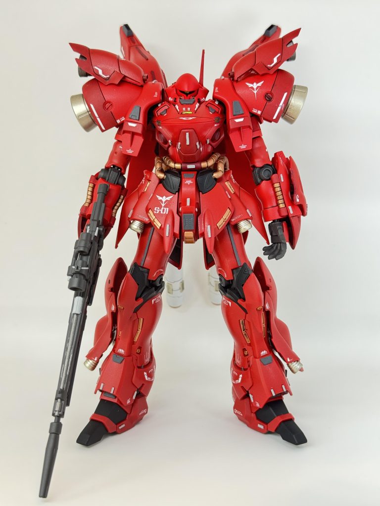 やはり赤い機体は作っててテンション上がります。