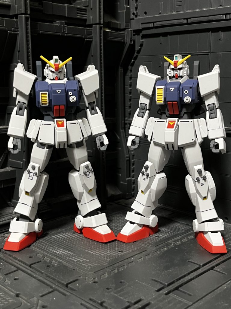 HGUC  陸戦型ガンダム(比較)