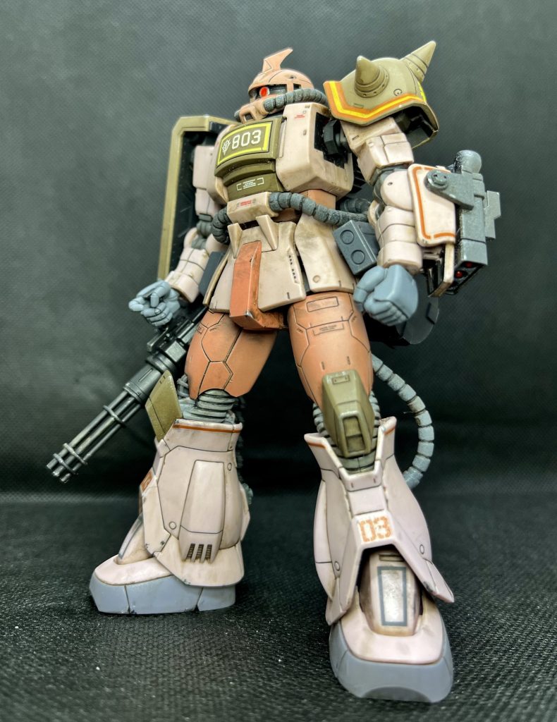 HG ザク・デザートタイプ ピンクパンサー隊機–4枚目/制作者：ごちお