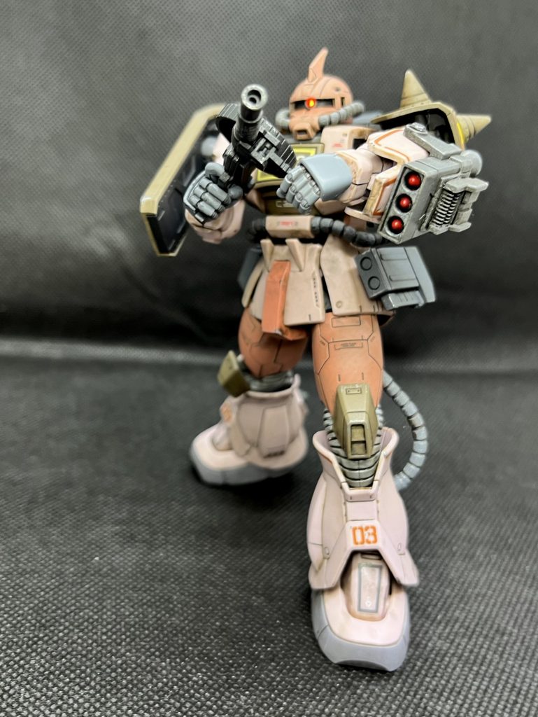 HG ザク・デザートタイプ ピンクパンサー隊機–7枚目/制作者：ごちお