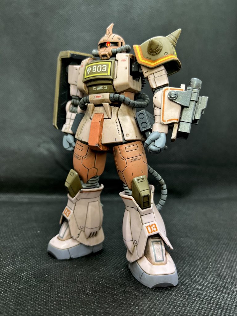 HG ザク・デザートタイプ ピンクパンサー隊機–8枚目/制作者：ごちお