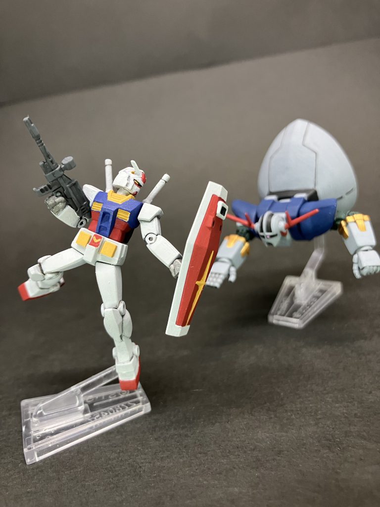チョコサプ　ガンダム&ジオング　シタデル筆塗り