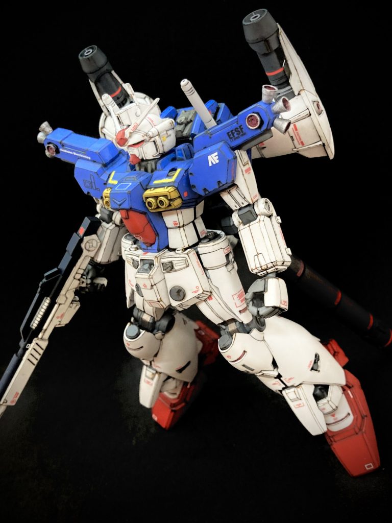 メガビーム砲はガンプラオプションパーツセットのメテオホッパーから流用してます。