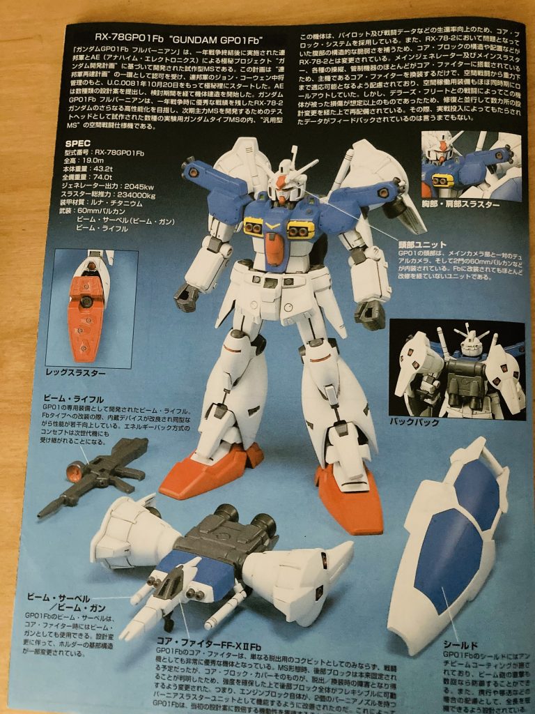 フルバーニアンのキットはコアファイターが付属していて、作ろうかジャンクパーツにしようか迷っていた時、以前作った1/100ダブルオーライザーを見て妄想設定が湧き出ました😸笑