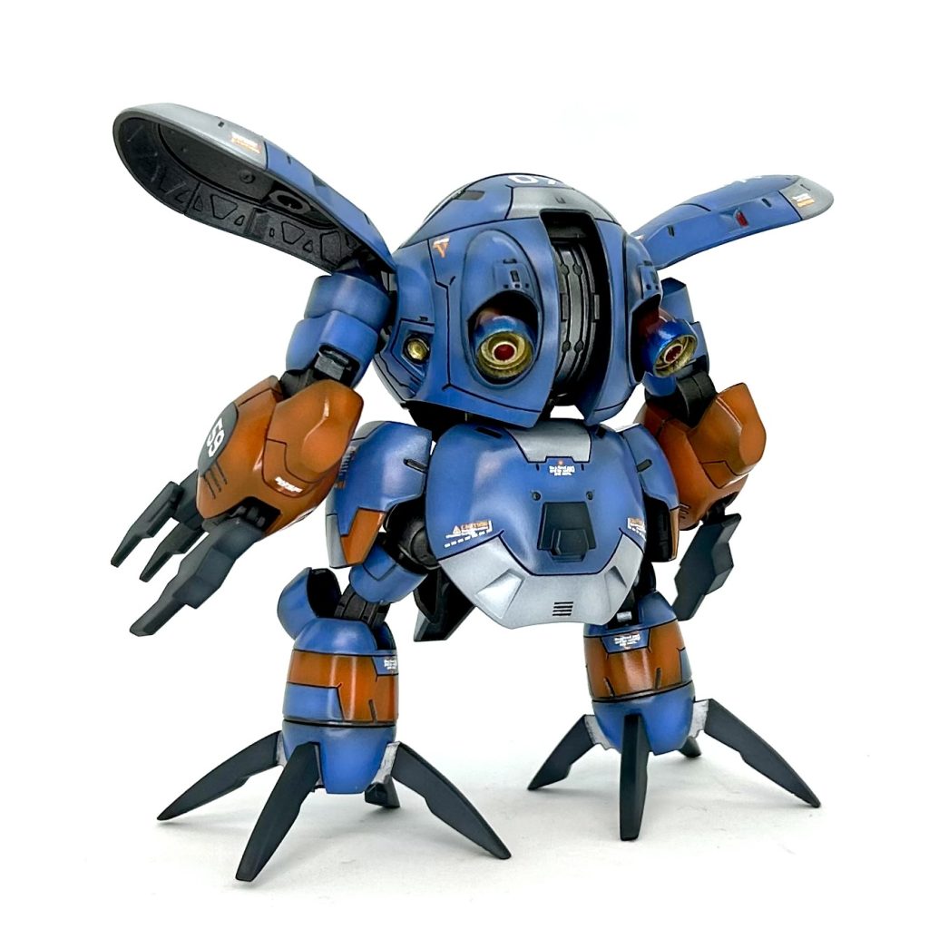 マイブームのバーニア焼け塗装、今回は全然 目立ちませな😩