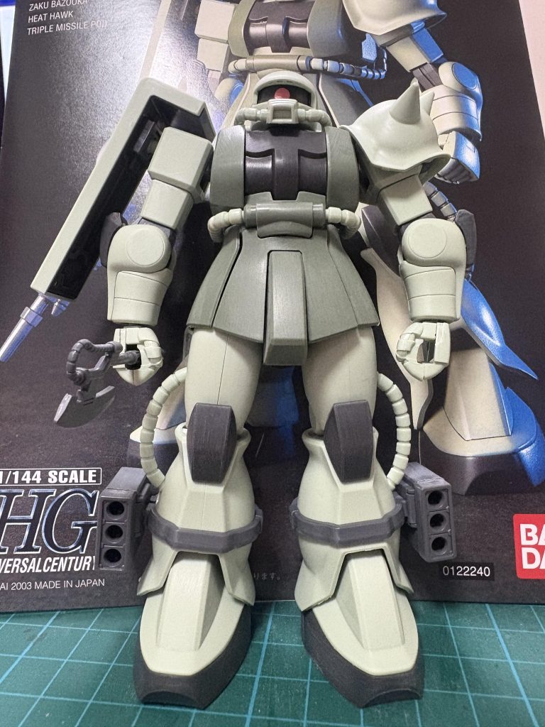 HG ザクⅡ–2枚目/制作者：tarozaemonnojyo