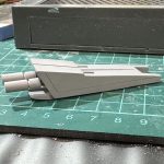 サフでオーバーパース用のバスターライフル先端をチェックしてました。結構傷やプラ板[…]