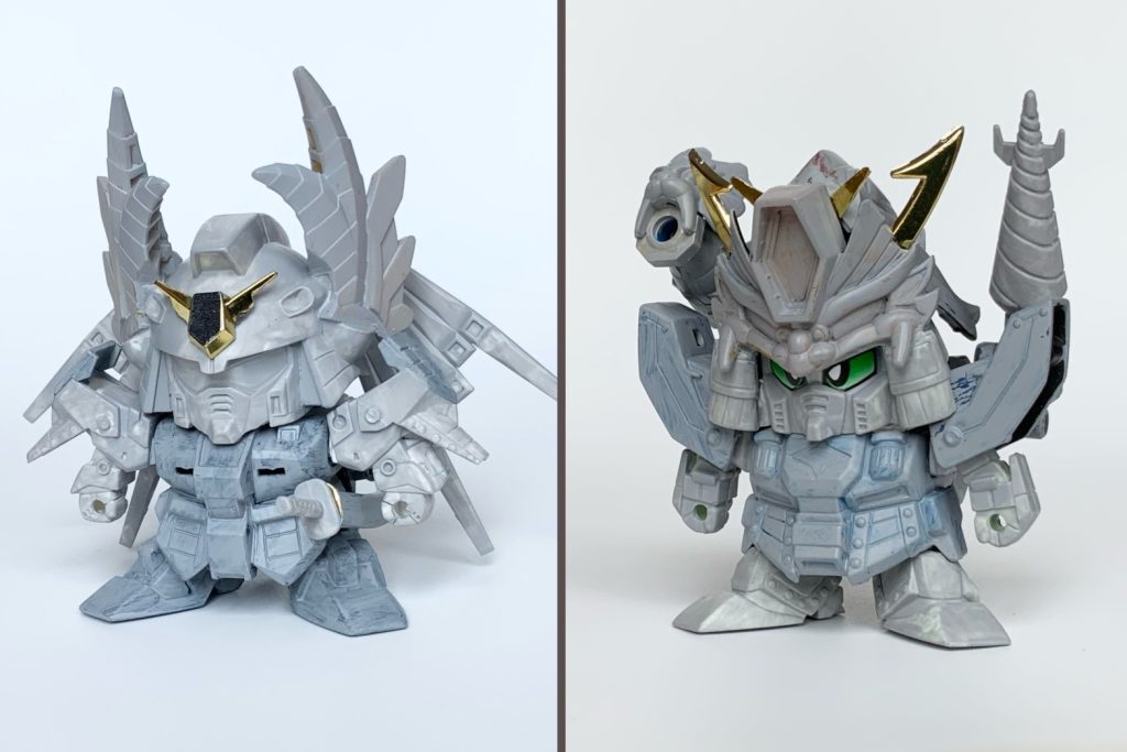 仁宇と駄舞留精太は兜を固定し、隙間を埋めました。