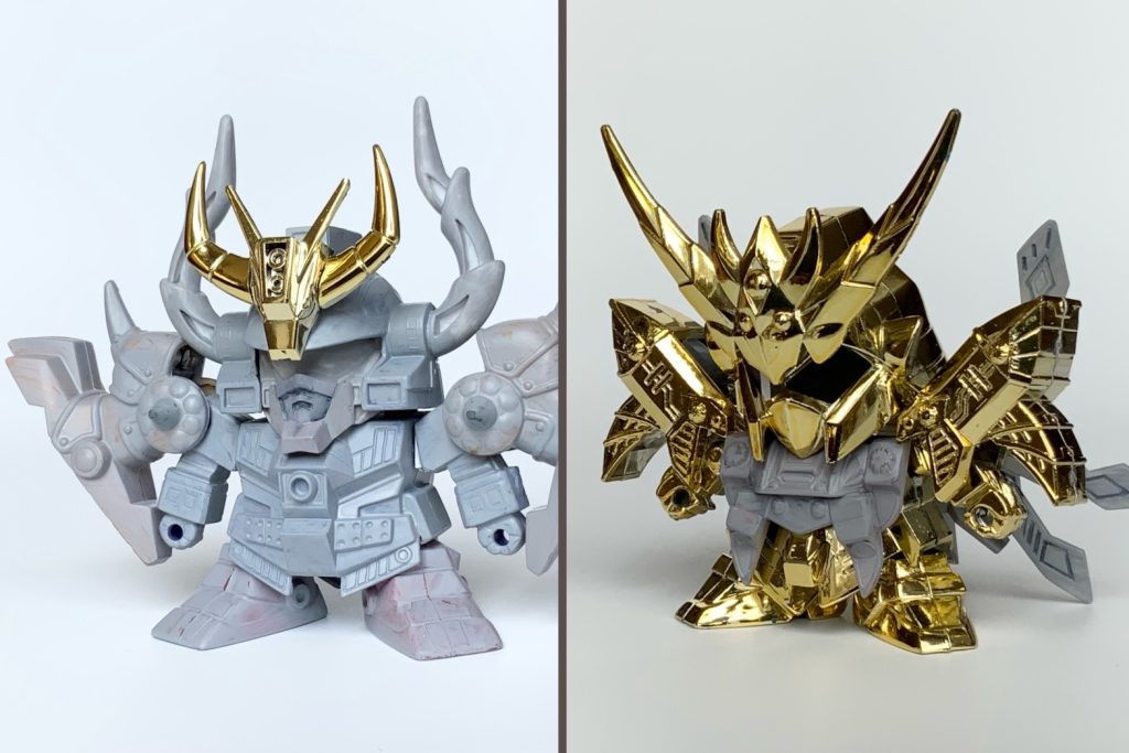 メッキパーツを傷付けないよう気を使いました。