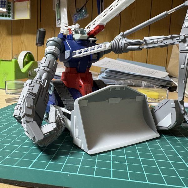 今日の可動（ブルドーザーの前の部分）