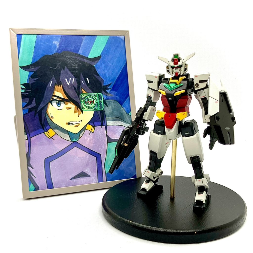 最後に・パイロットイラストは、アニメ「ガンダムビルドダイバーズRe:RISE」より、第二次有志連合戦時のヒロトを用意しました。・ここまでご閲覧いただき、ありがとうございました。