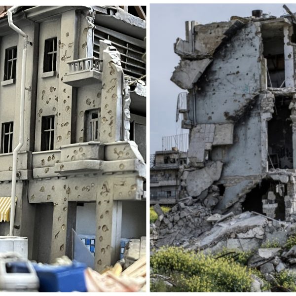 次回作の参考資料見てましたら追加加工したくなりました。キリがない…😅ピンバイス使用。それと道路脇の落ち葉を増量。溜まりやすそうな所に溜め込みました。（2枚目）