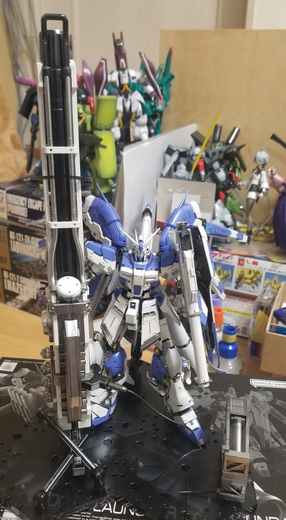 RG Hi-ν　&　ハイメガバズーカランチャー–2枚目/制作者：nabewobilly