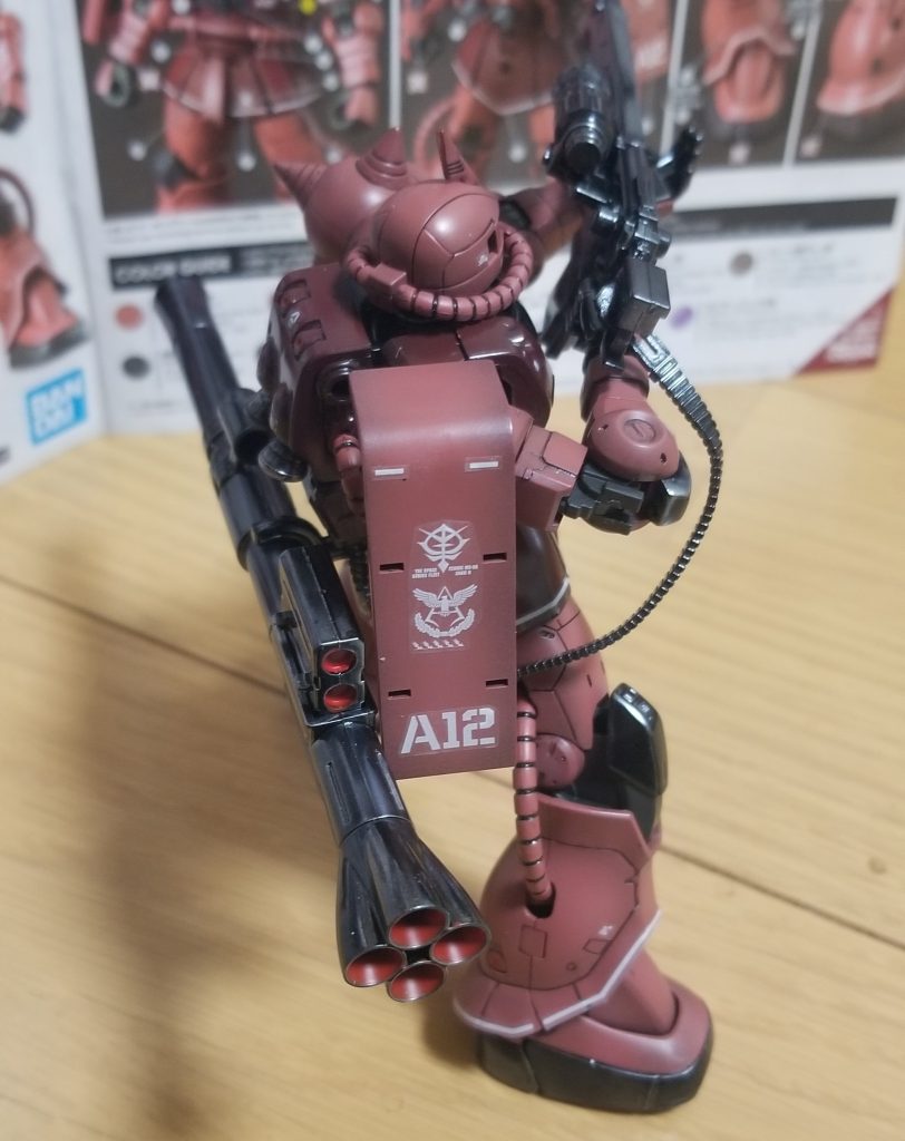 HG  Originシャアザク 赤い彗星Ver–5枚目/制作者：nabewobilly