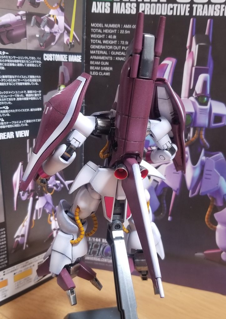 HG　ガザC　ハマーン機(白ベース)–3枚目/制作者：nabewobilly