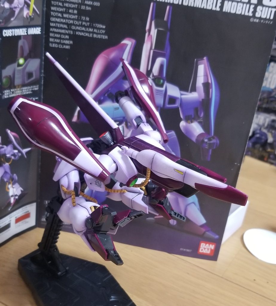 HG　ガザC　ハマーン機(紫ベース)–4枚目/制作者：nabewobilly