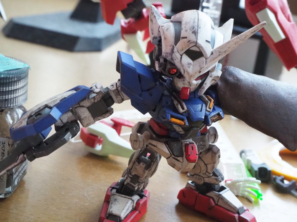 ウエザリングするとリペア感が増しますね毎年言い訳してますが今年は仕事が忙しくて作業時間がとれなくて、去年未完成で応募できなかったエクシアリペアを仕上げるのがやっとでした！来年も楽しく作ってオラザクに応募したいです！