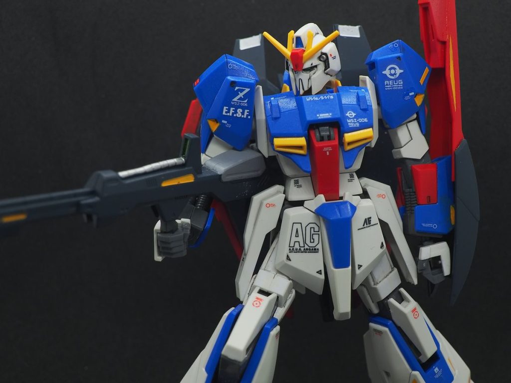 アーガマに配置されたばかりのZガンダムって事で(gundam-kao2)