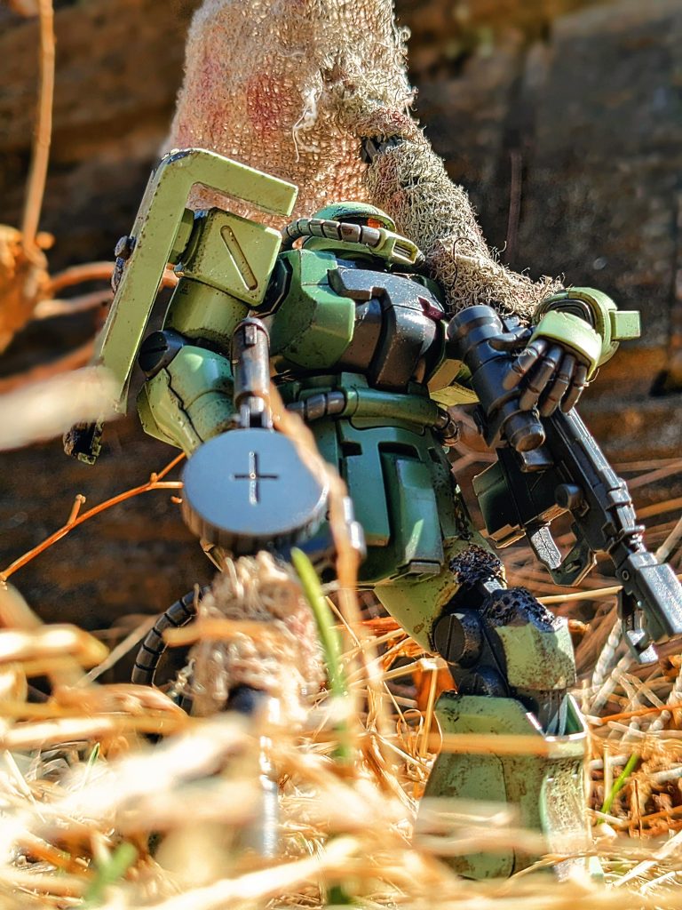 ザクFⅡ型　現地改修仕様（屋外撮影）