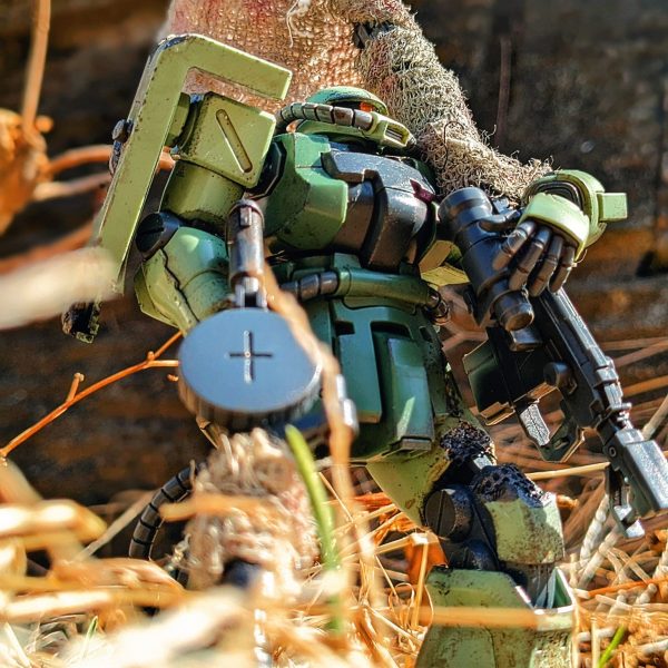 ザクFⅡ型　現地改修仕様（屋外撮影）