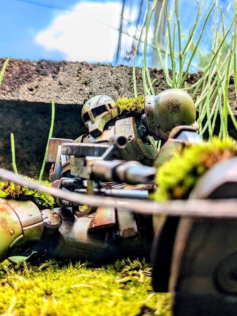 ザクⅠ（天然ジオラマ）