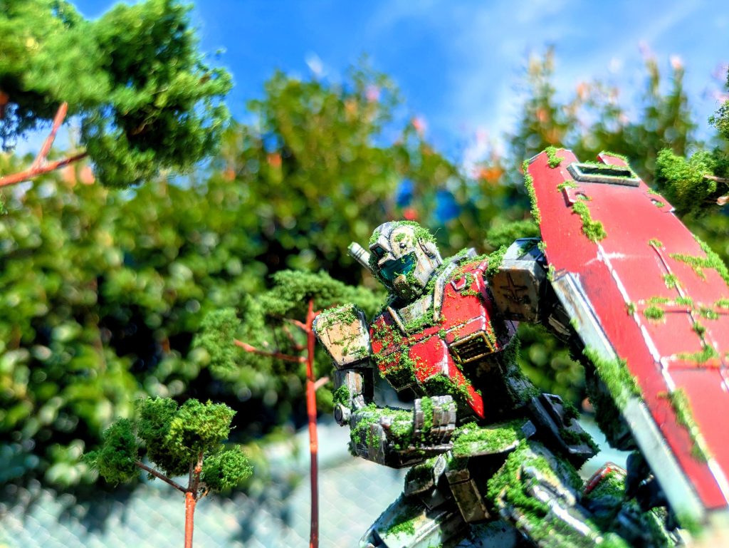 初ジオラマ！ジム（オリジン）