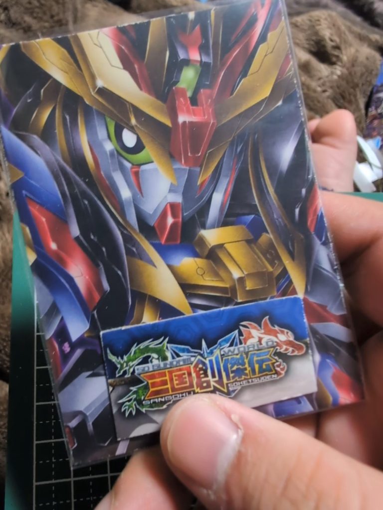 ガンプラの箱を活用した