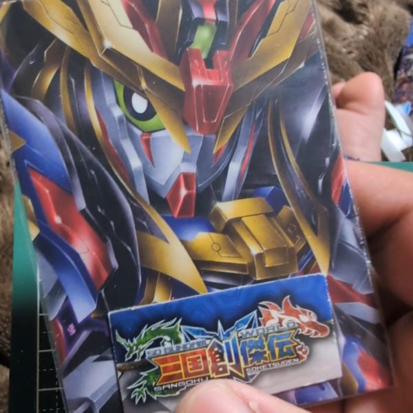 ガンプラの箱を活用した