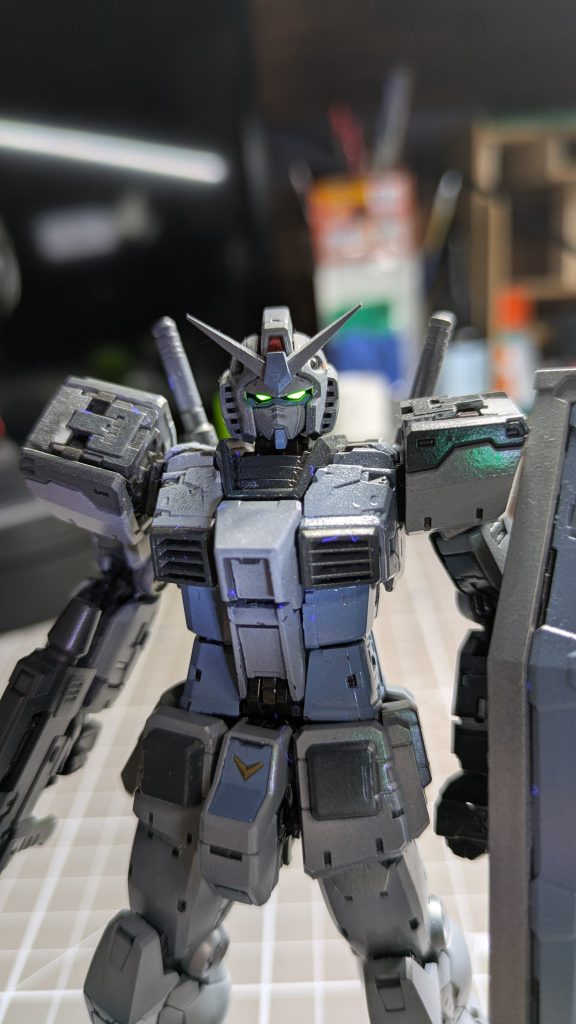 G-3ガンダム　チタニウムフィニッシュ風塗装