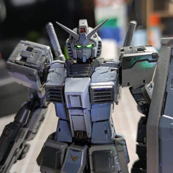 G-3ガンダム　チタニウムフィニッシュ風塗装