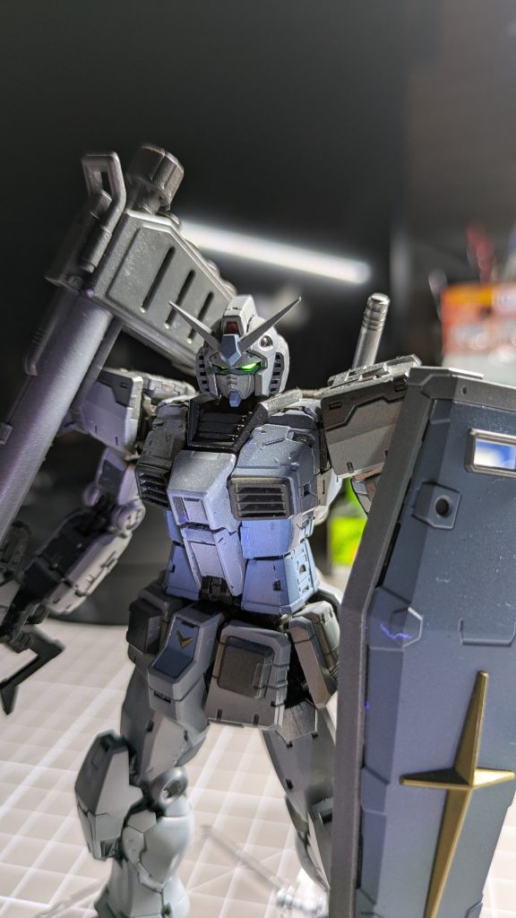 G-3ガンダム　チタニウムフィニッシュ風塗装