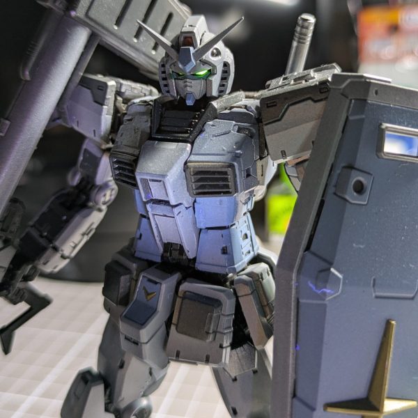 G-3ガンダム　チタニウムフィニッシュ風塗装