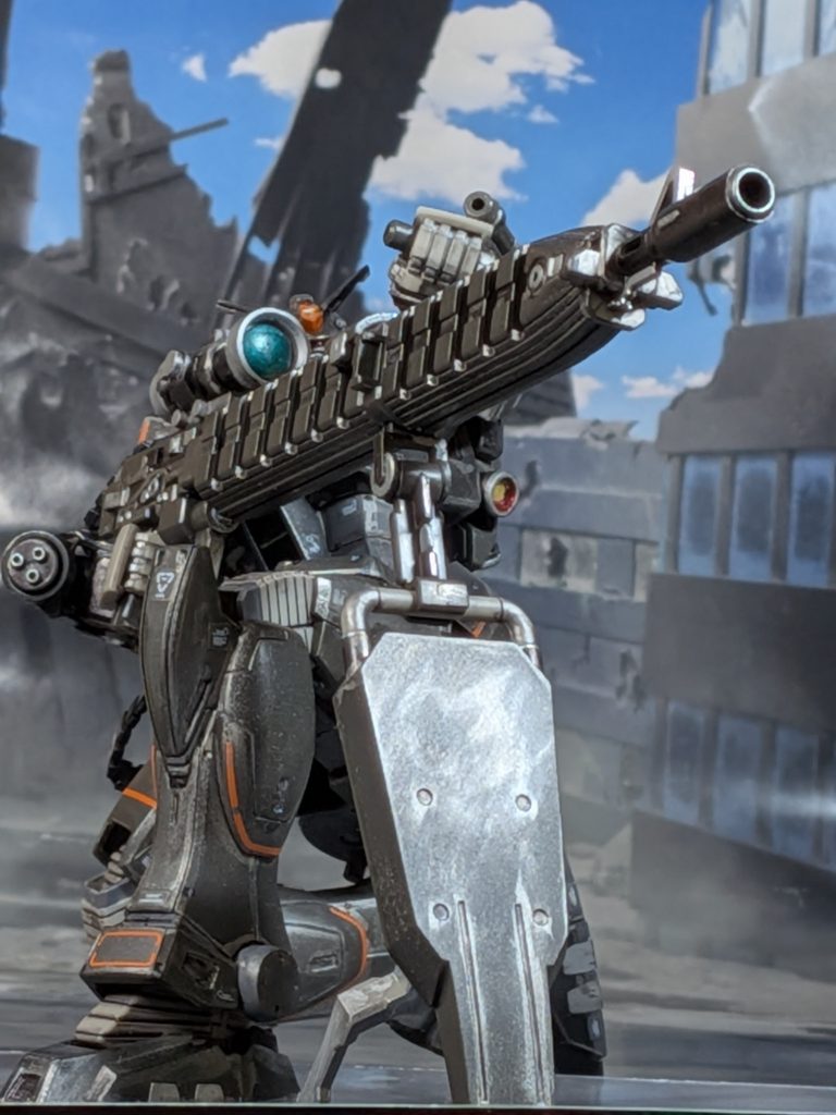 ガンダムFSD (試作型ロングレンジ・ビームライフル装備)　もう一つの輝き撃ち❗️