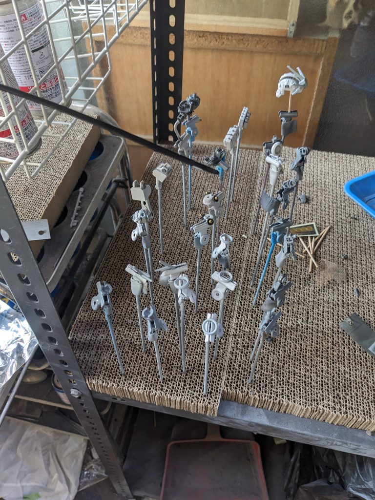 一応、塗装後ですが久々に苦行をした気になる。自覚症状がまずいですね