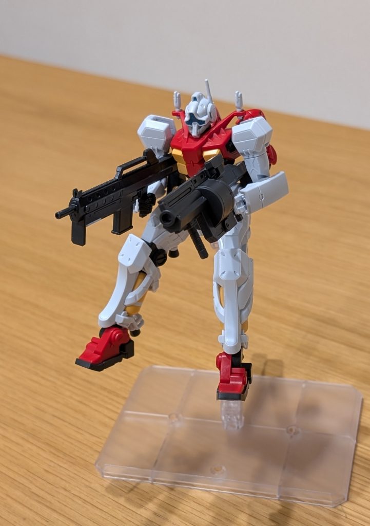 ポージングの練習(ゲルググGQ + 境界戦機 武器)